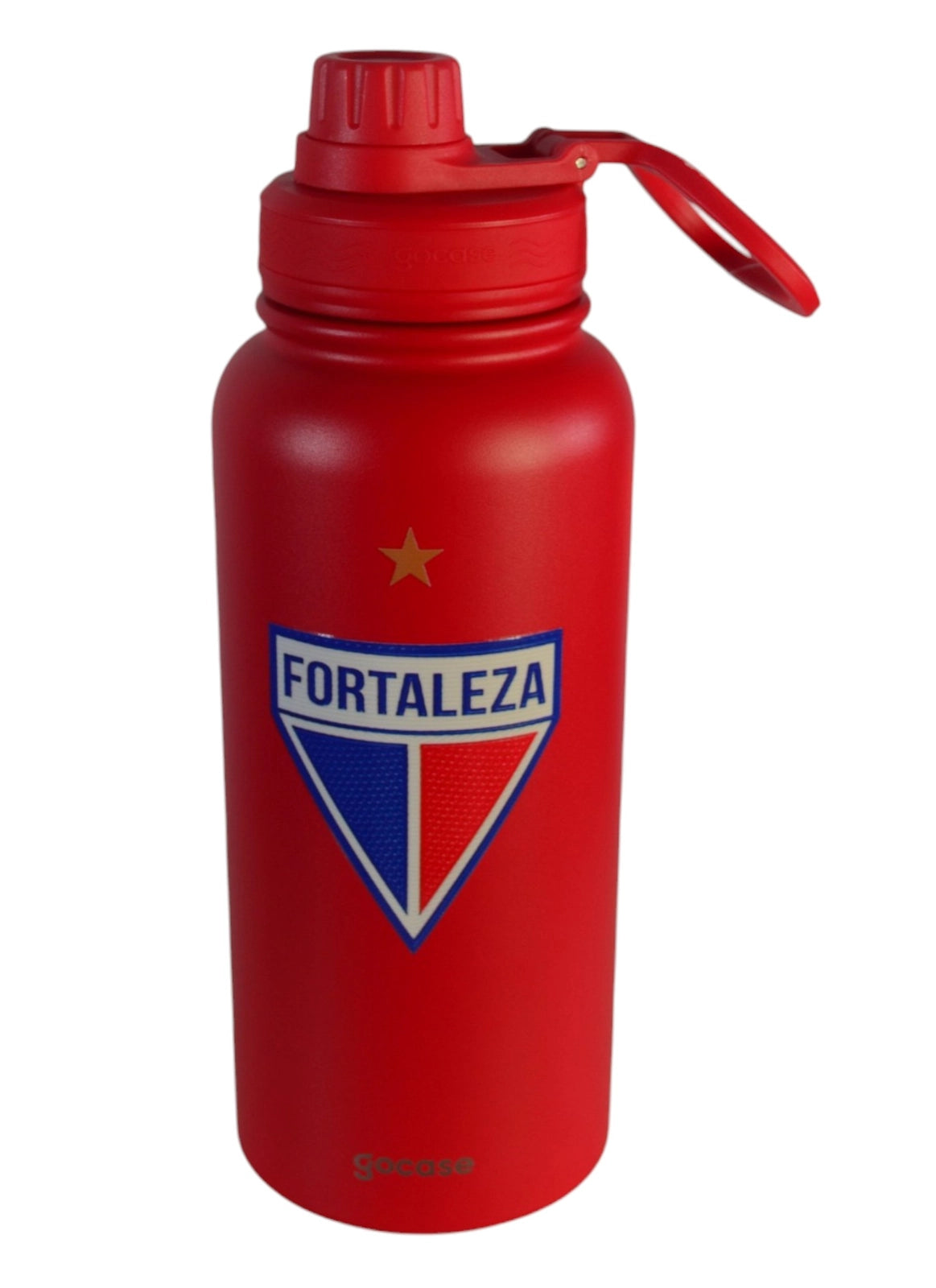 Garrafa Térmica Gocase 650 Ml Escudo Fortaleza Vermelha