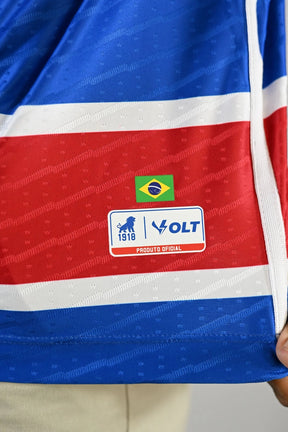 Camisa Jogo 1 Tradição 2025 Escudo Retrô Masculina Tricolor